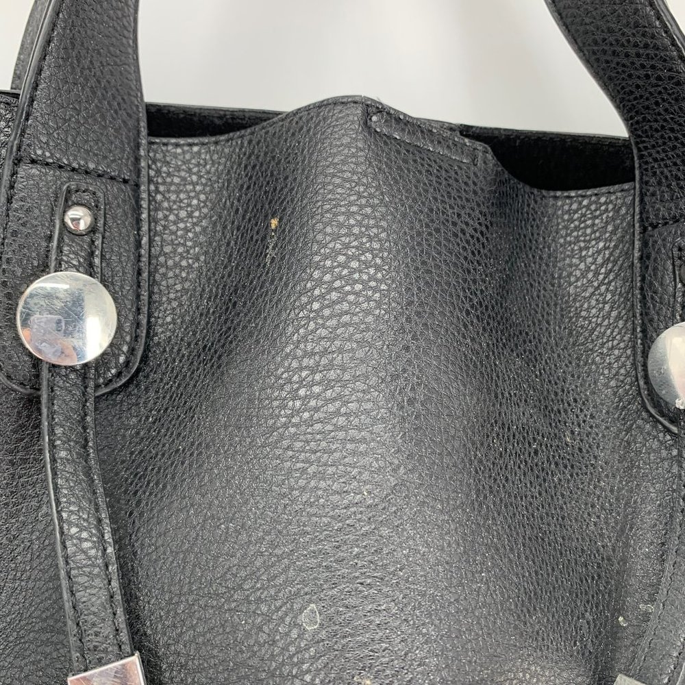 JUSTFAB Womens Black Lightweight Tote Bag - Picture 6 of 7